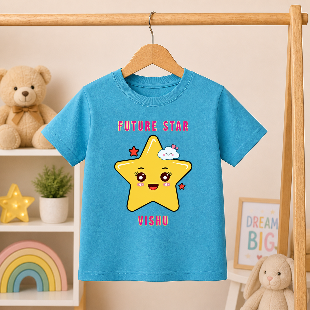 Future Star Custom Kids Name Tee