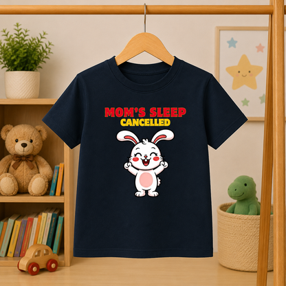Mom's Sleep Cancelled Kids Tee