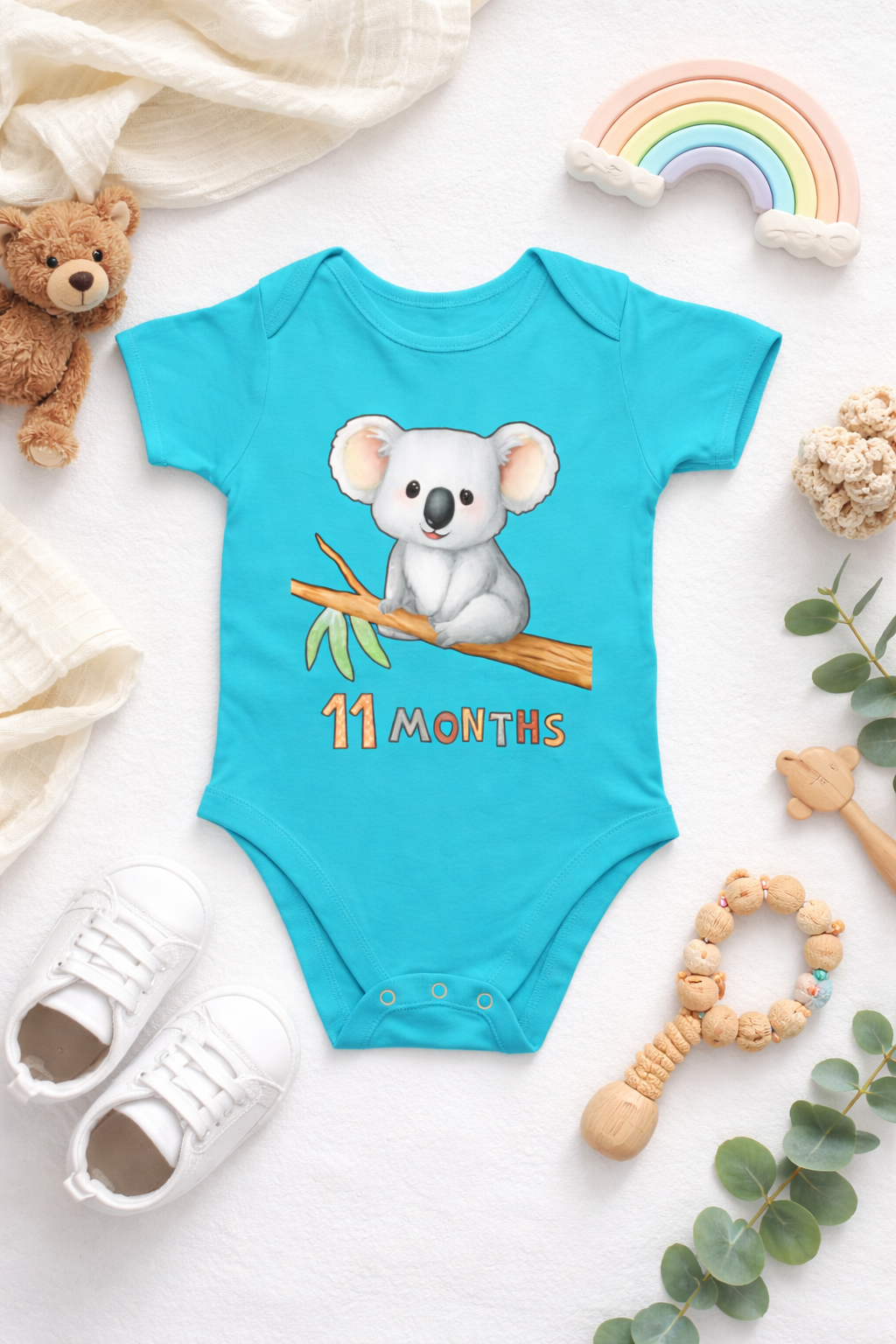 Little Koala – 11 Month Baby Milestone Romper