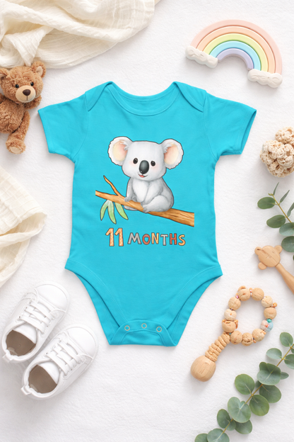 Little Koala – 11 Month Baby Milestone Romper