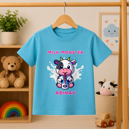 Milk Monster Custom Kids Name Tee