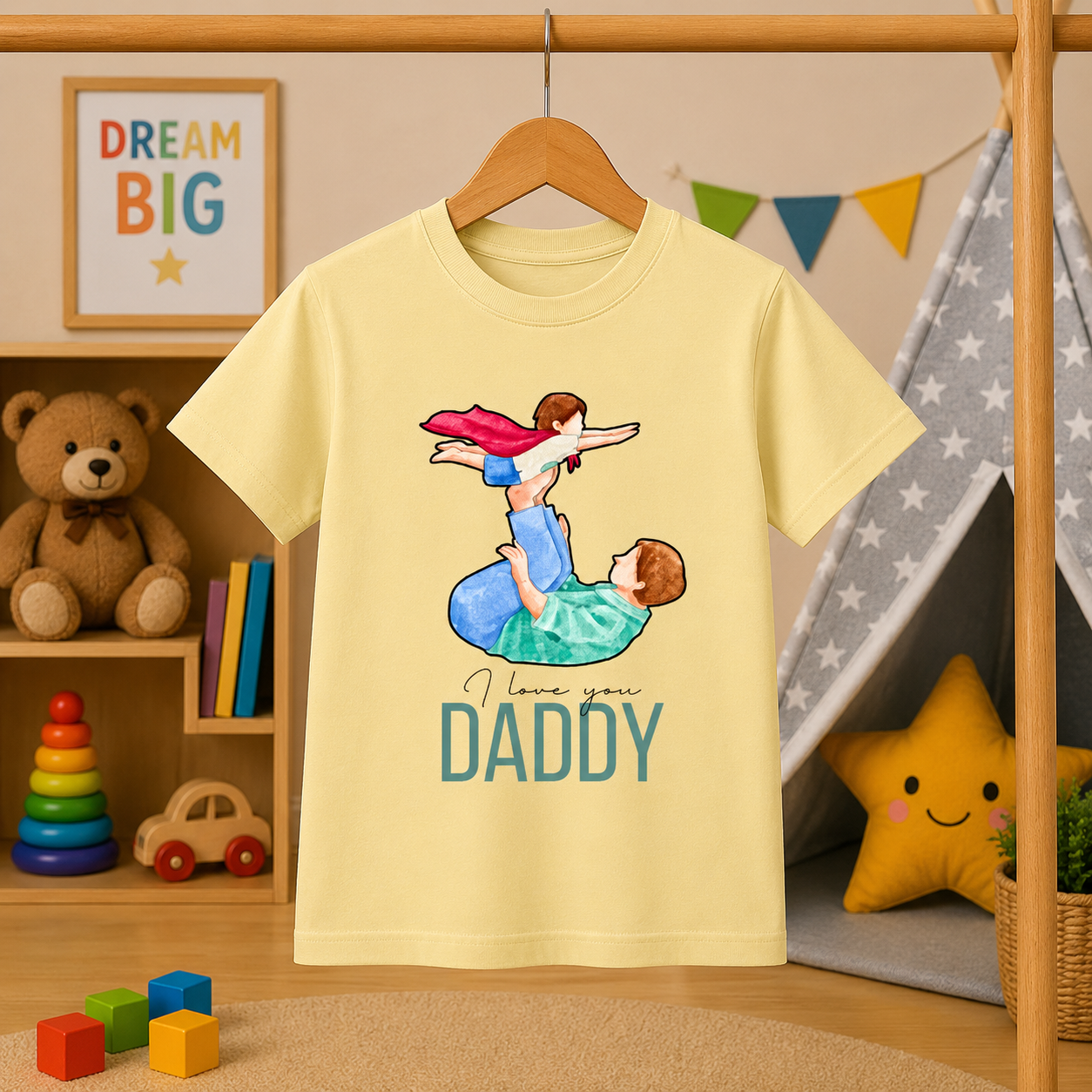 I Love You Daddy Kids Tee