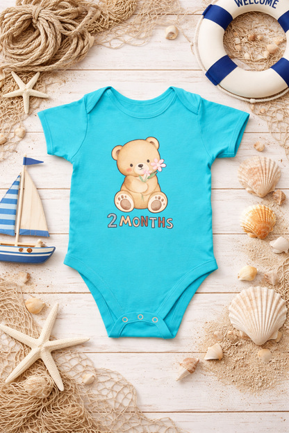Little Bunny – 2 Month Baby Milestone Romper