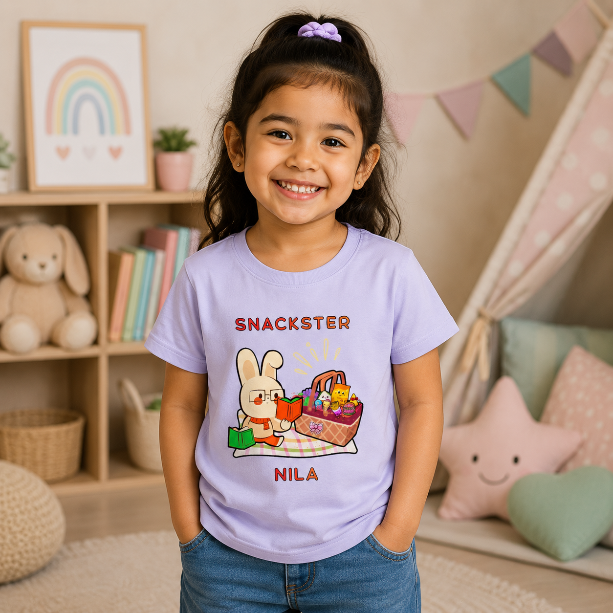 Snackster Custom Kids Name Tee