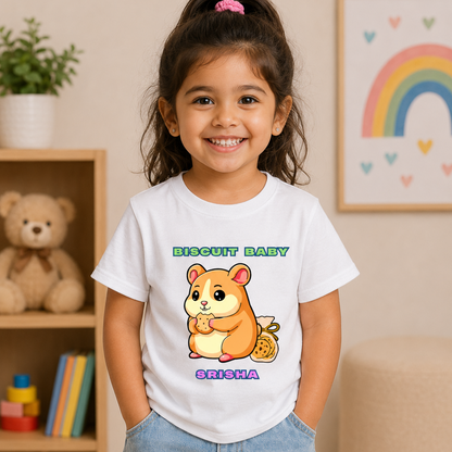 Biscuit Baby Custom Kids Name Tee