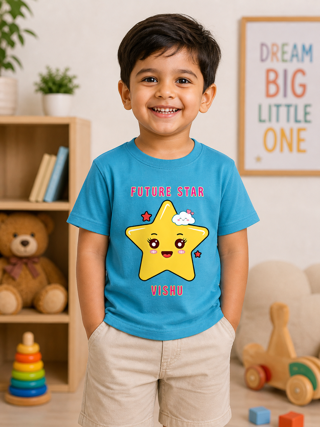 Future Star Custom Kids Name Tee