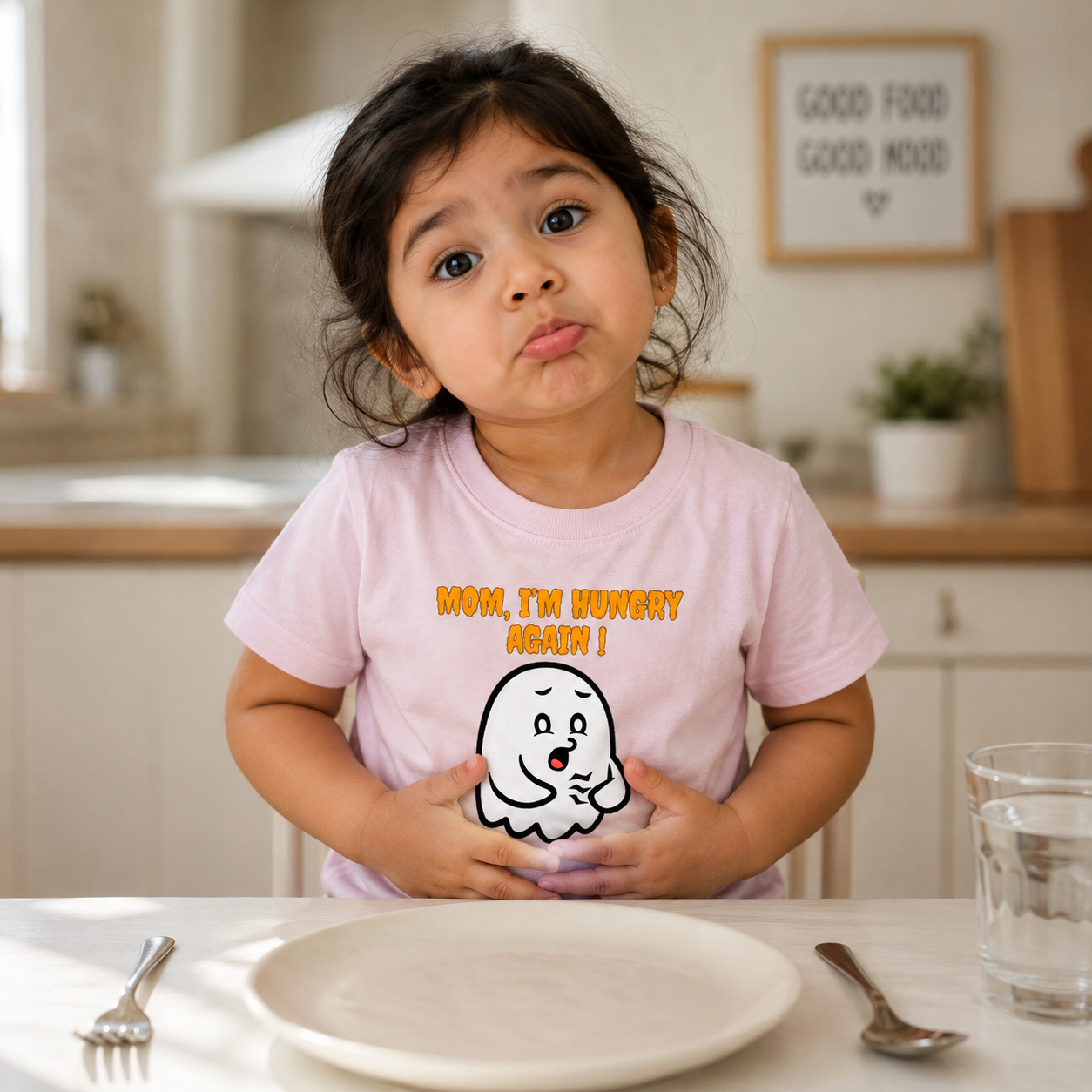 Mom I’m Hungry Again Kids Tee