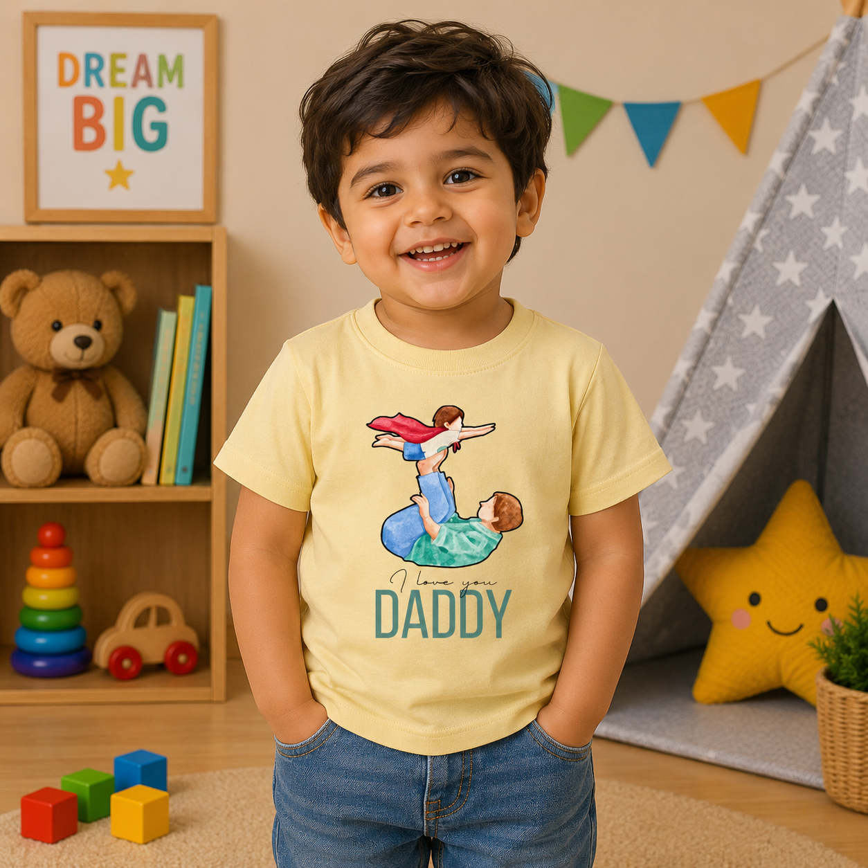 I Love You Daddy Kids Tee