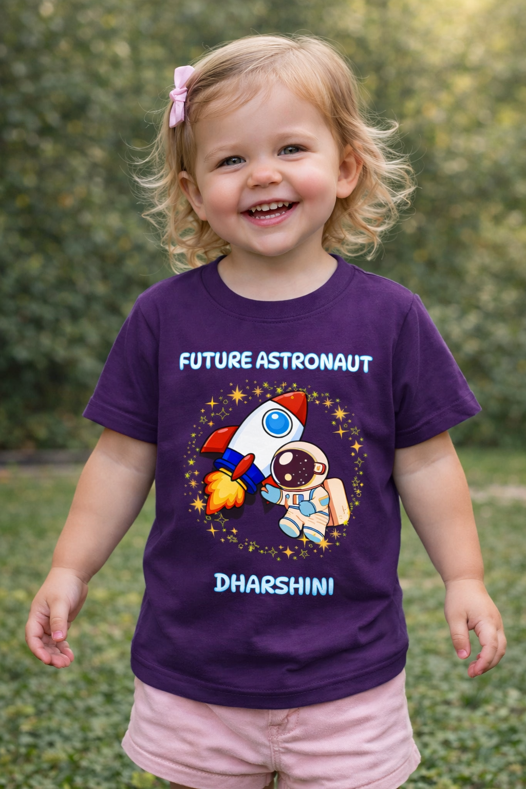 Future Astronaut Custom Kids Name Tee