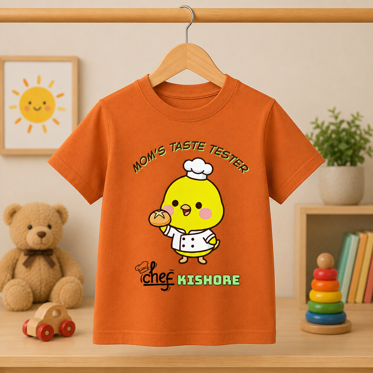 Mom’s Taste Tester Custom Kids Name Tee