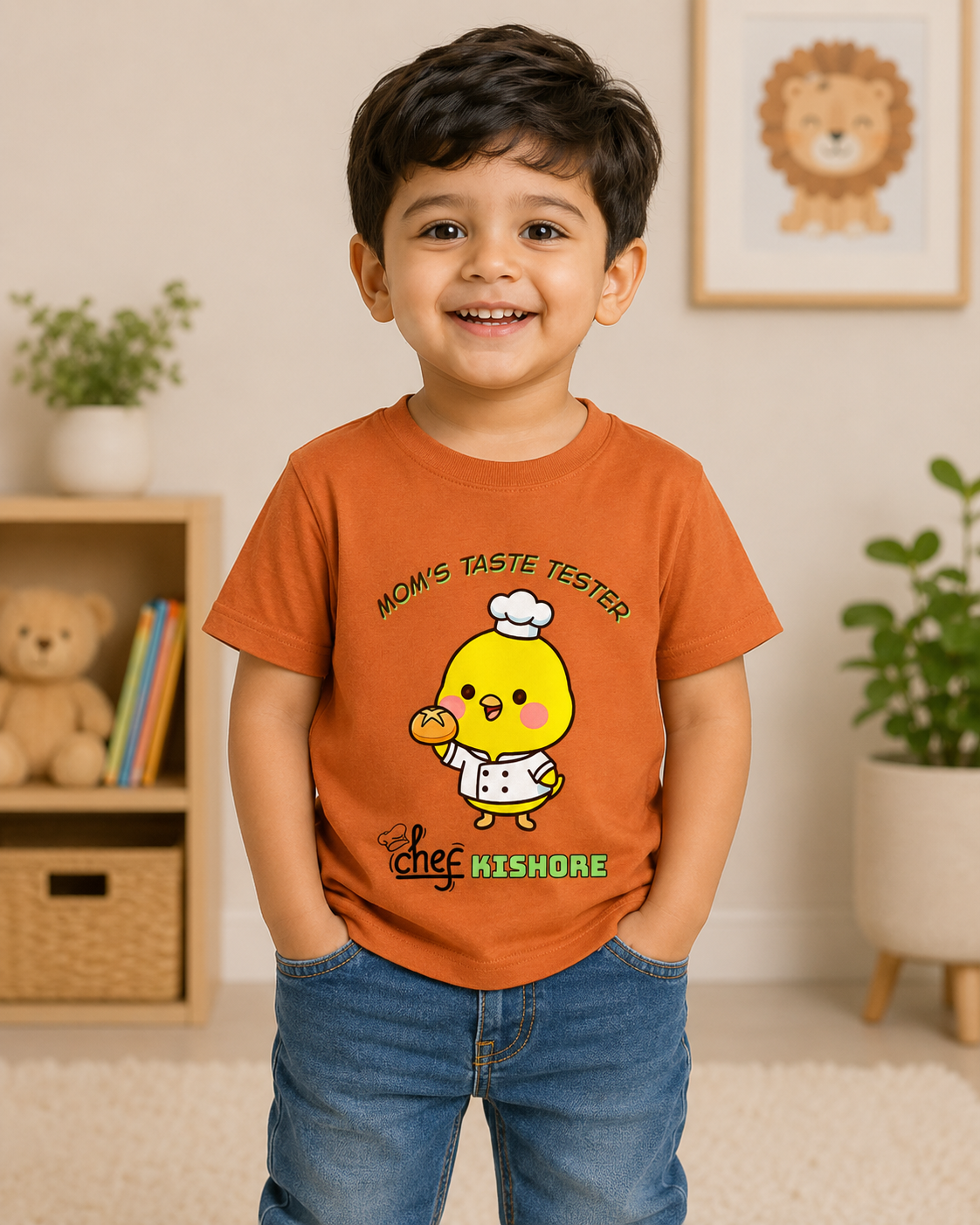Mom’s Taste Tester Custom Kids Name Tee